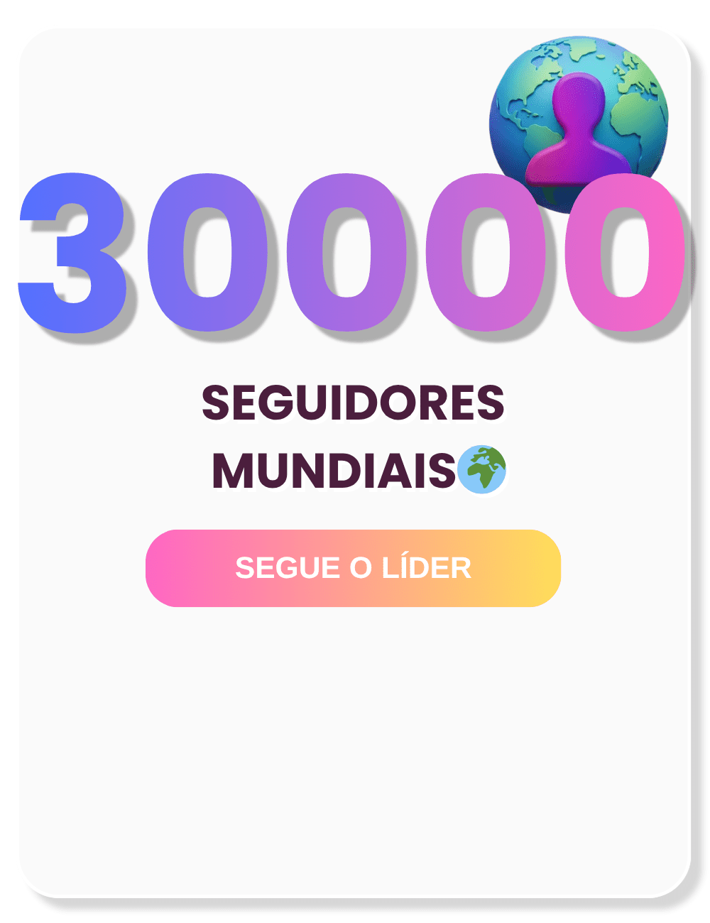 20000 seguidores mundiais 🌍 20000 seguidores mundiais 🌍